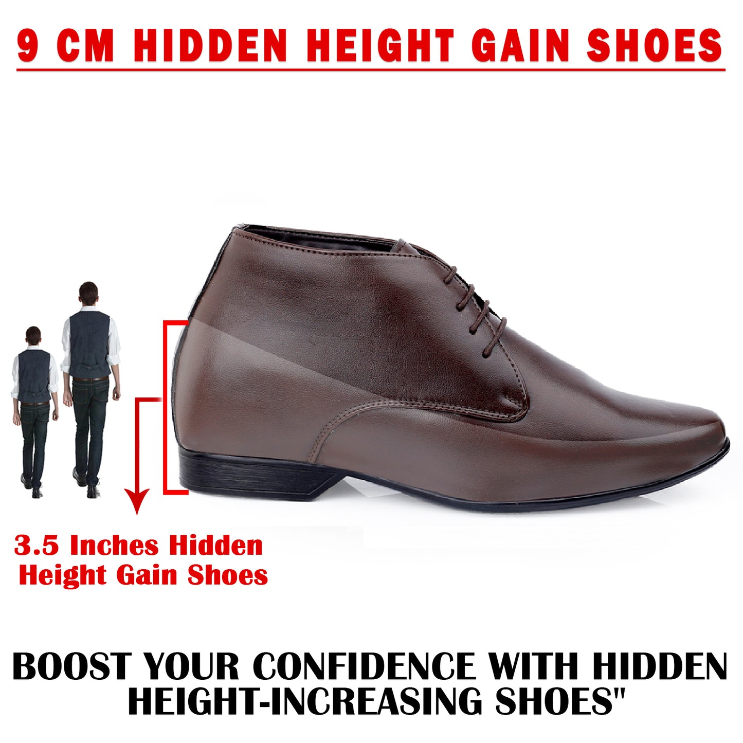 Derby Shoes 9CM (3.5in)