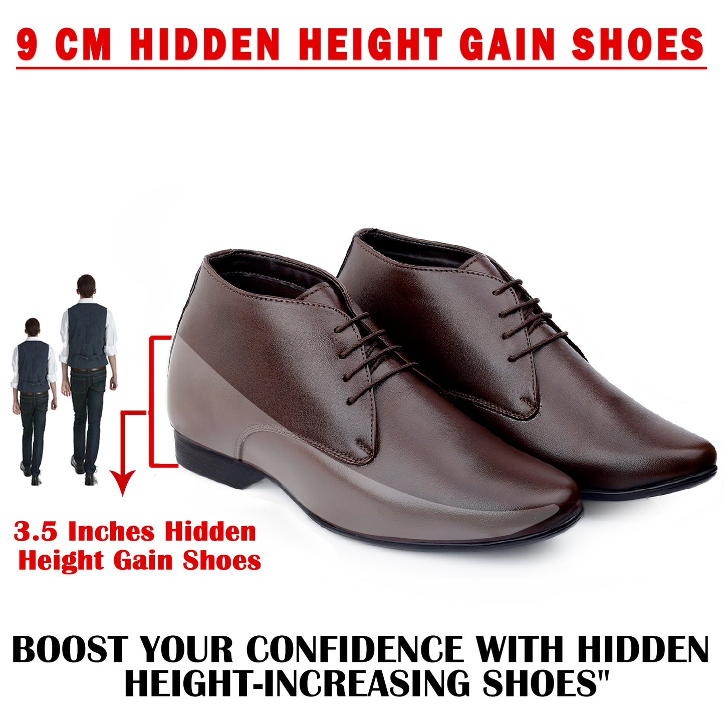 Derby Shoes 9CM (3.5in)