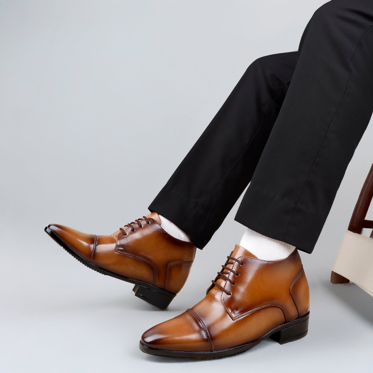 Men’s Elevator Dress Shoes 9CM (3.5in)