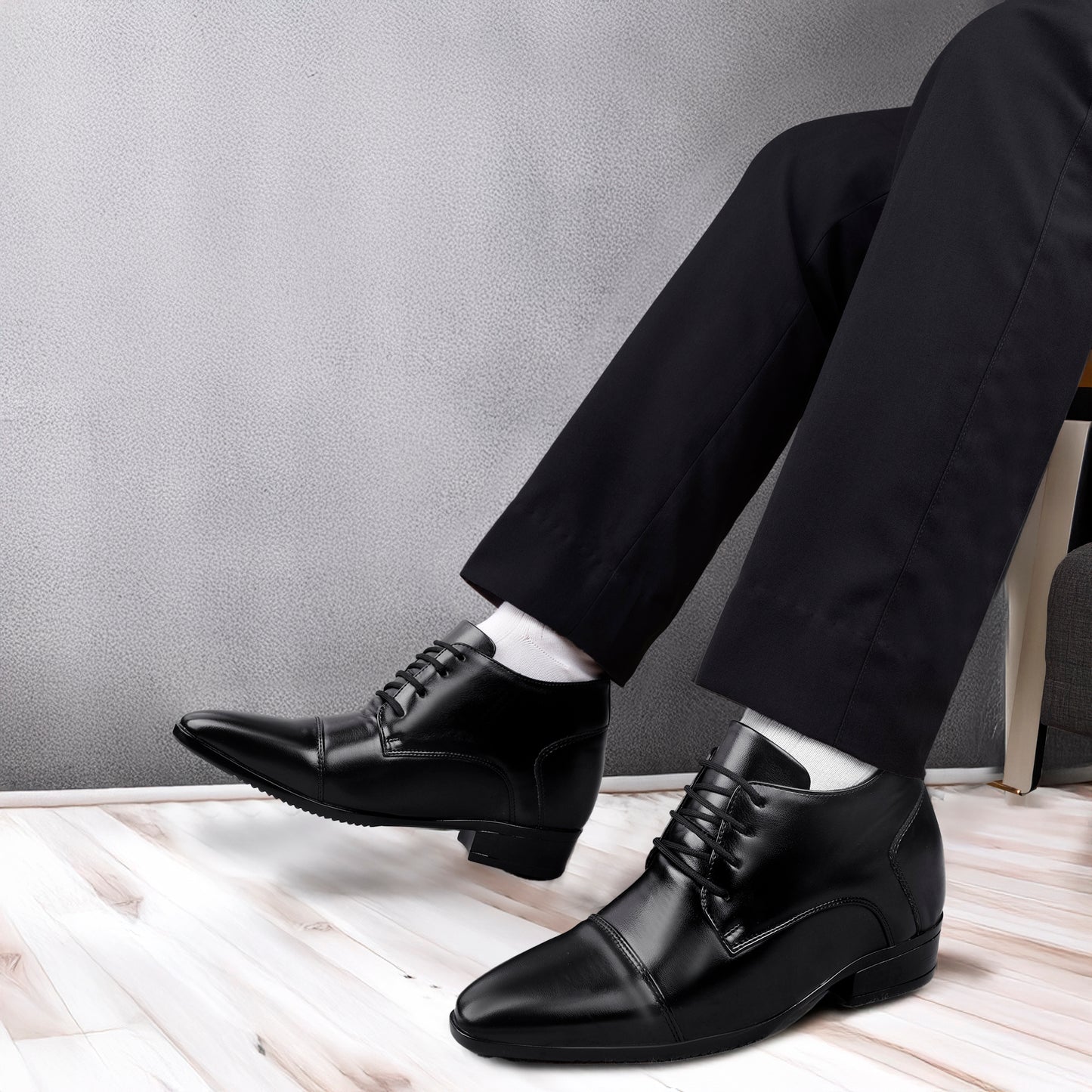 Men’s Elevator Dress Shoes 9CM (3.5in)